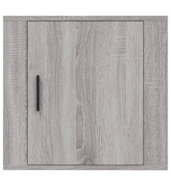 Table de chevet murale Sonoma gris 50x30x47 cm