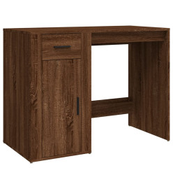 Bureau Chêne marron 100x49x75 cm Bois d'ingénierie