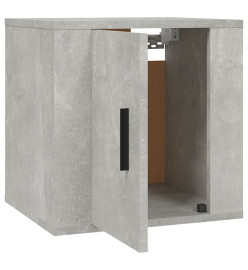 Meubles TV muraux 2 pcs Gris béton 40x34,5x40 cm