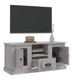 Meuble TV sonoma gris 100x35,5x45 cm bois d'ingénierie