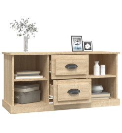 Meuble TV chêne sonoma 99,5x35,5x48 cm bois d'ingénierie