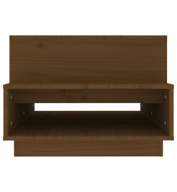 Table basse Marron miel 80x55x40,5 cm Bois massif de pin