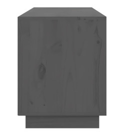 Meuble TV Gris 176x37x47,5 cm Bois de pin massif