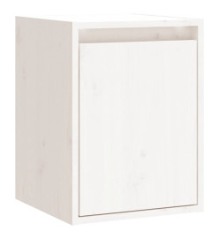 Armoire murale Blanc 30x30x40 cm Bois de pin massif