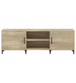 Meuble TV chêne sonoma 150x30x50 cm bois d'ingénierie