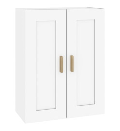 Armoire murale Blanc brillant 69,5x32,5x90 cm Bois d'ingénierie