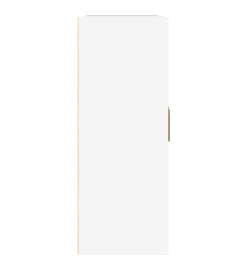 Armoire murale Blanc brillant 69,5x32,5x90 cm Bois d'ingénierie