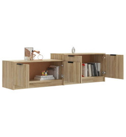 Meuble TV Chêne sonoma 158,5x36x45 cm Bois d'ingénierie