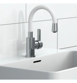 EISL Mitigeur de lavabo FLEXO chrome-blanc