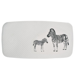 RIDDER Tapis de bain Zebra 38x72 cm Blanc et noir