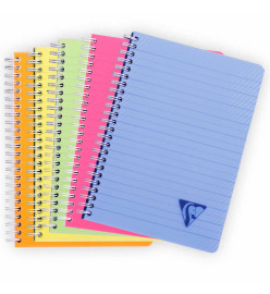 Clairefontaine Cahiers à reliure spiralée 90 Feuilles à réglure 5 pcs