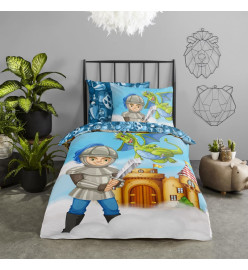 Good Morning Housse de couette pour enfants Knight 140x200/220 cm