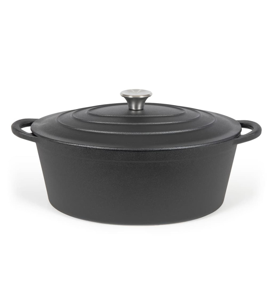 Livoo Casserole Ovale 34 cm 7 L Noir