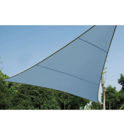 Perel Voile d'ombrage triangulaire 3,6 m Gris ardoise clair