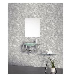 DUTCH WALLCOVERINGS Papier peint Liquid Marble Gris