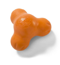 West Paw Jouet pour chiens avec Zogoflex Tux Orange mandarine L