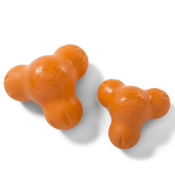 West Paw Jouet pour chiens avec Zogoflex Tux Orange mandarine L