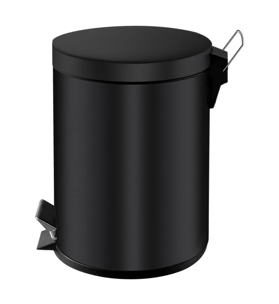 EKO Poubelle à pédale Classic 5 L Noir