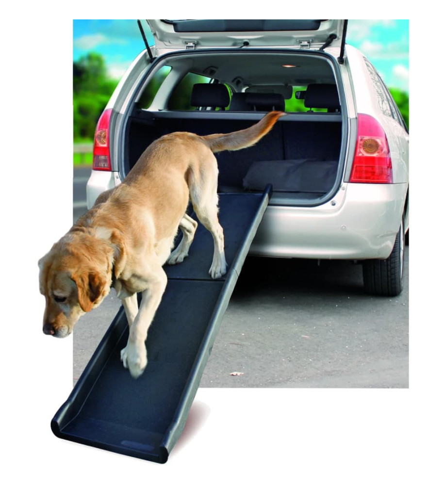 FLAMINGO Rampe auto pour chiens Gentle Step 154x39x70 cm Noir