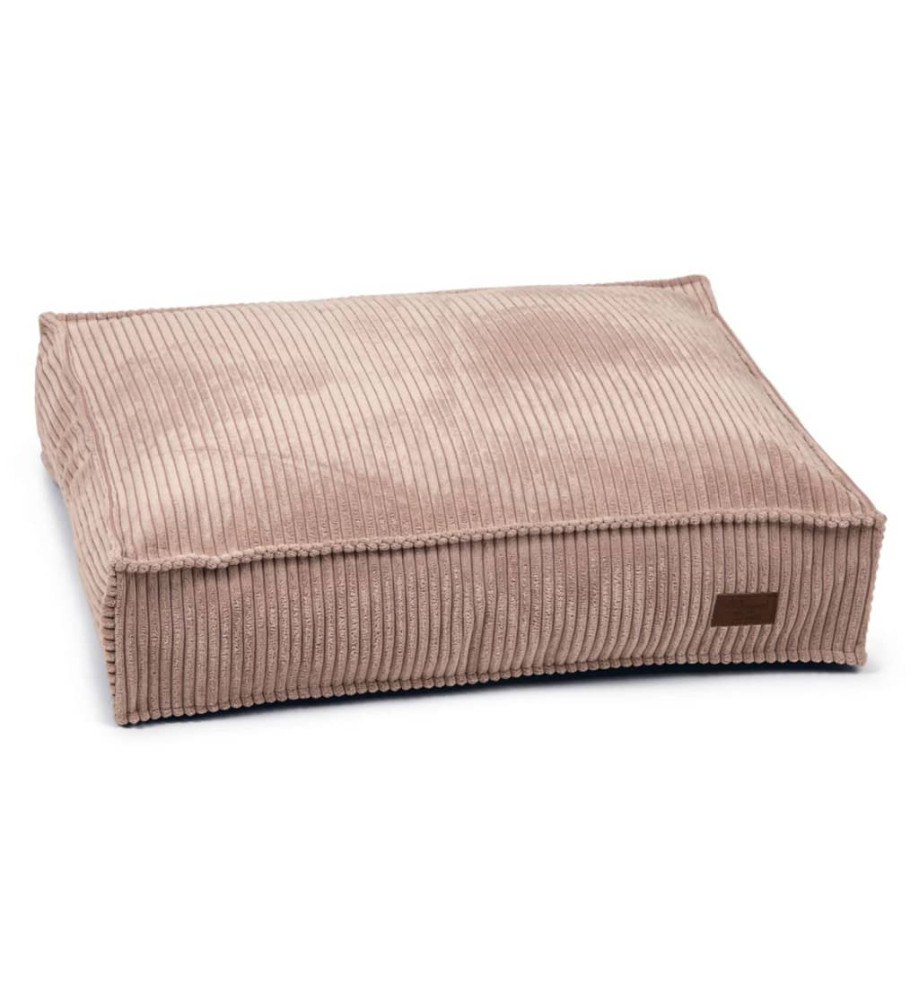 Designed by Lotte Coussin nervuré pour chien 70x55x15 cm Rose