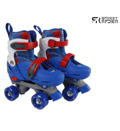 Street Rider Patins à roulettes réglables Bleu 31-34