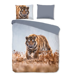 Good Morning Housse de couette TIGER 240x200/220 cm Multicolore