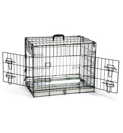 Beeztees Cage pour chiens 62 x 44 x 49 cm Noir