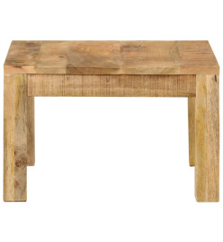 Table basse 55x55x35 cm Bois de manguier massif