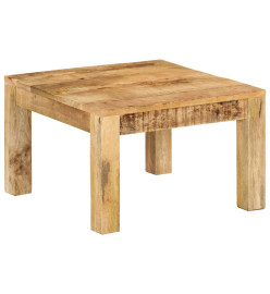 Table basse 55x55x35 cm Bois de manguier massif