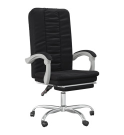 Fauteuil inclinable de bureau Noir Similicuir