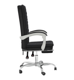 Fauteuil inclinable de bureau Noir Similicuir