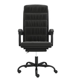 Fauteuil inclinable de bureau Noir Velours