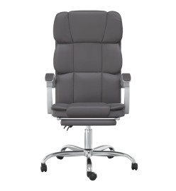 Fauteuil inclinable de bureau Gris Similicuir