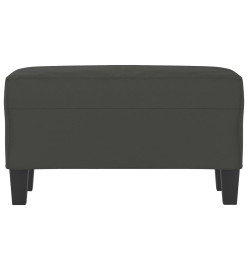 Banc Gris foncé 70x35x41 cm Tissu microfibre