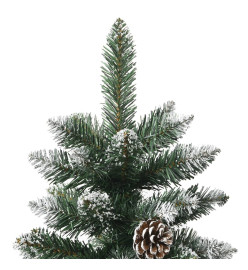 Sapin de Noël artificiel avec support Vert 240 cm PVC