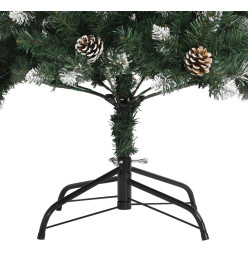 Sapin de Noël artificiel avec support Vert 180 cm PVC