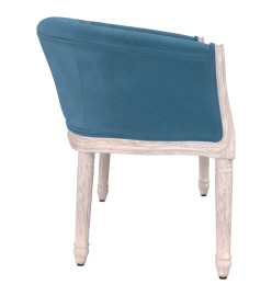 Banc Bleu 98x56x69 cm Velours