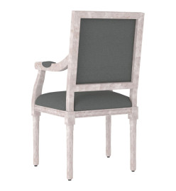 Fauteuil gris foncé 54x59x99 cm tissu