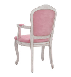 Chaises à manger 2 pcs rose 62x59,5x100,5 cm velours