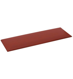 Panneaux muraux 12 pcs Bordeaux 90x30 cm Similicuir 3,24 m²