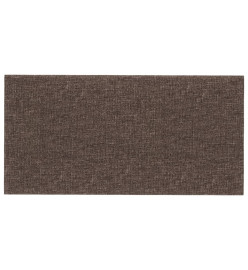 Panneaux muraux 12 pcs Taupe 60x30 cm Tissu 2,16 m²