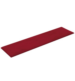 Panneaux muraux 12 pcs Rouge bordeaux 60x15 cm Velours 1,08 m²