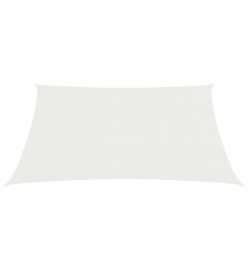 Voile d'ombrage 160 g/m² Blanc 2,5x3 m PEHD