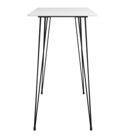 Table de bar Blanc 120x60x105 cm