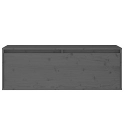 Meubles TV 3 pcs Gris Bois massif de pin