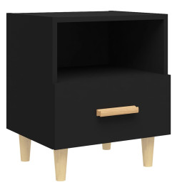 Tables de chevet 2 pcs Noir 40x35x47 cm