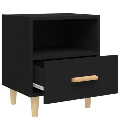 Tables de chevet 2 pcs Noir 40x35x47 cm