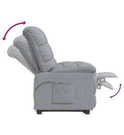 Fauteuil Gris clair Tissu