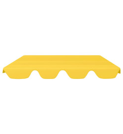 Toit de rechange balançoire Jaune 188/168x110/145 cm 270 g/m²