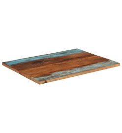 Dessus de table rectangulaire 70x90 cm 25-27 mm Bois récupéré